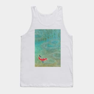 Koi fish in pond Tank Top